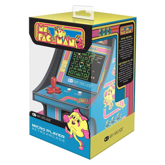 My Arcade Ms. Pac-Man Micro Player - Blue/Pink - Curacao