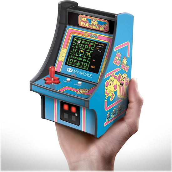 My Arcade Ms. Pac-Man Micro Player - Blue/Pink - Curacao