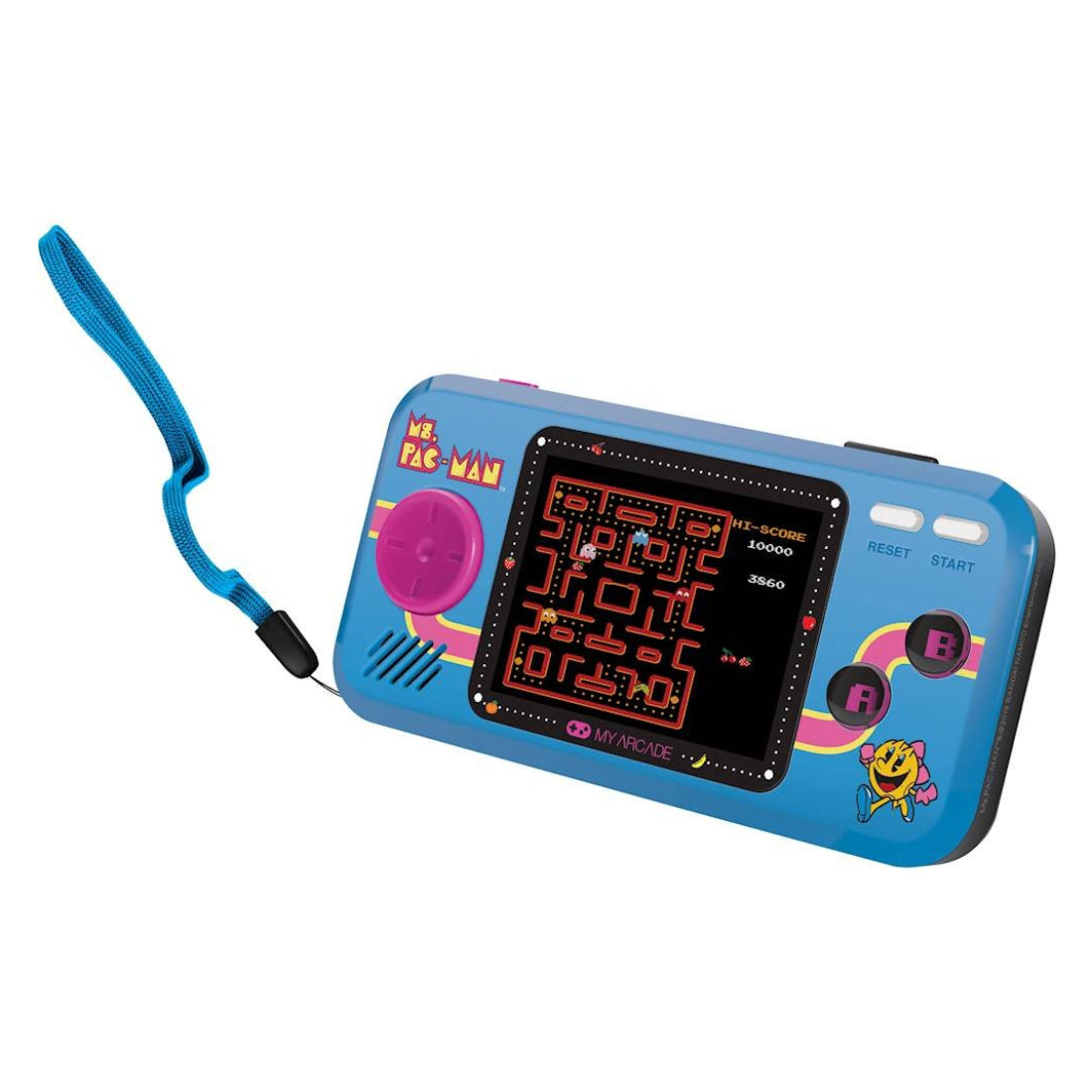 My Arcade Ms. Pac-Man Pocket Player - Blue - Curacao