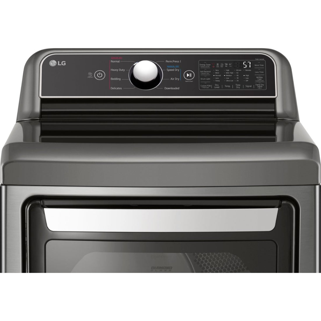 LG DLG7401VE EasyLoad 7.3 cu.ft. Smart Gas Dryer - Silver