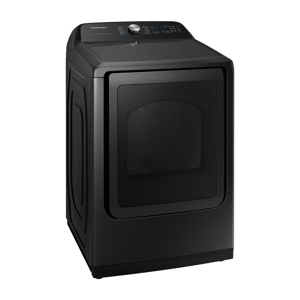 Samsung DVG52A5500V 7.4 cu. ft. Smart Gas Dryer with Steam Sanitize+ - Brushed Black - Curacao