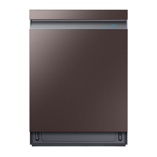 Samsung Bespoke DW80R9950UT 24" Smart 39dBA Dishwasher with Linear Wash - Fingerprint Resistant Tuscan Steel - Curacao