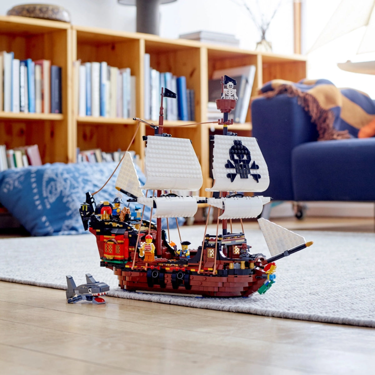 LEGO Creator 3-in-1 Pirate Ship Building Toy Set (1260-Pieces)