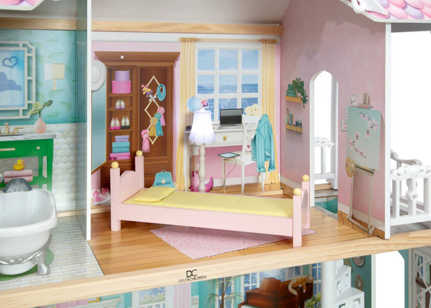 Delta Children My Size Dollhouse with Accessories