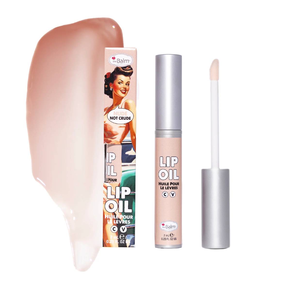 theBalm 0.23 oz Nude Not Crude Lip Oil