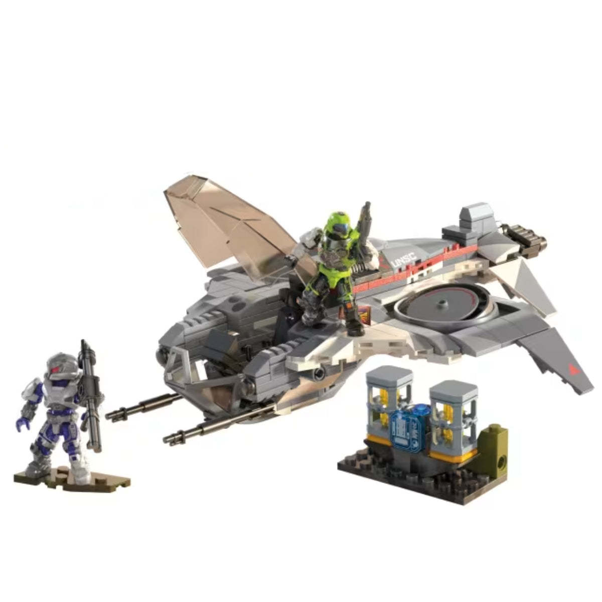 Mega Halo UNSC Arctic Burn Wasp Building Toy Set (342 Pieces)