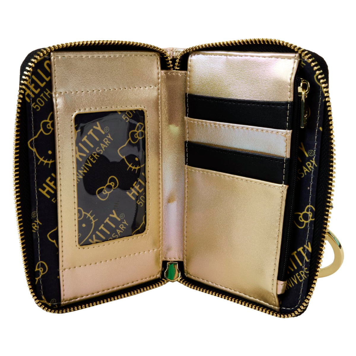 Loungefly Sanrio 50TH Gold Wallet