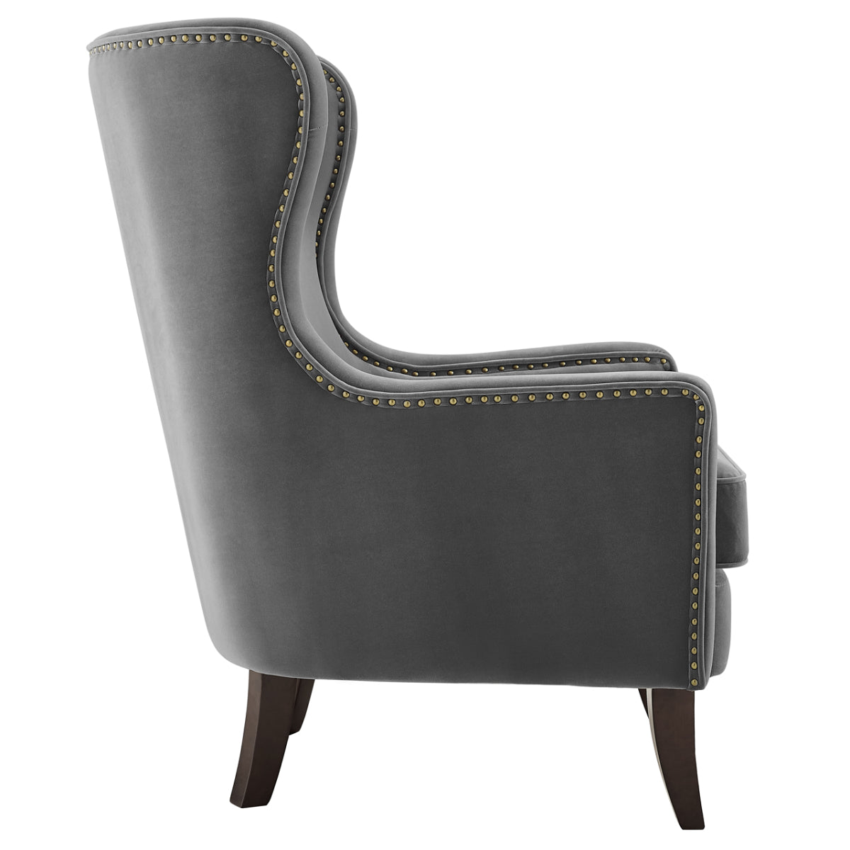 Rosco 42" Armchair Chair by Steve Silver Company - Gray