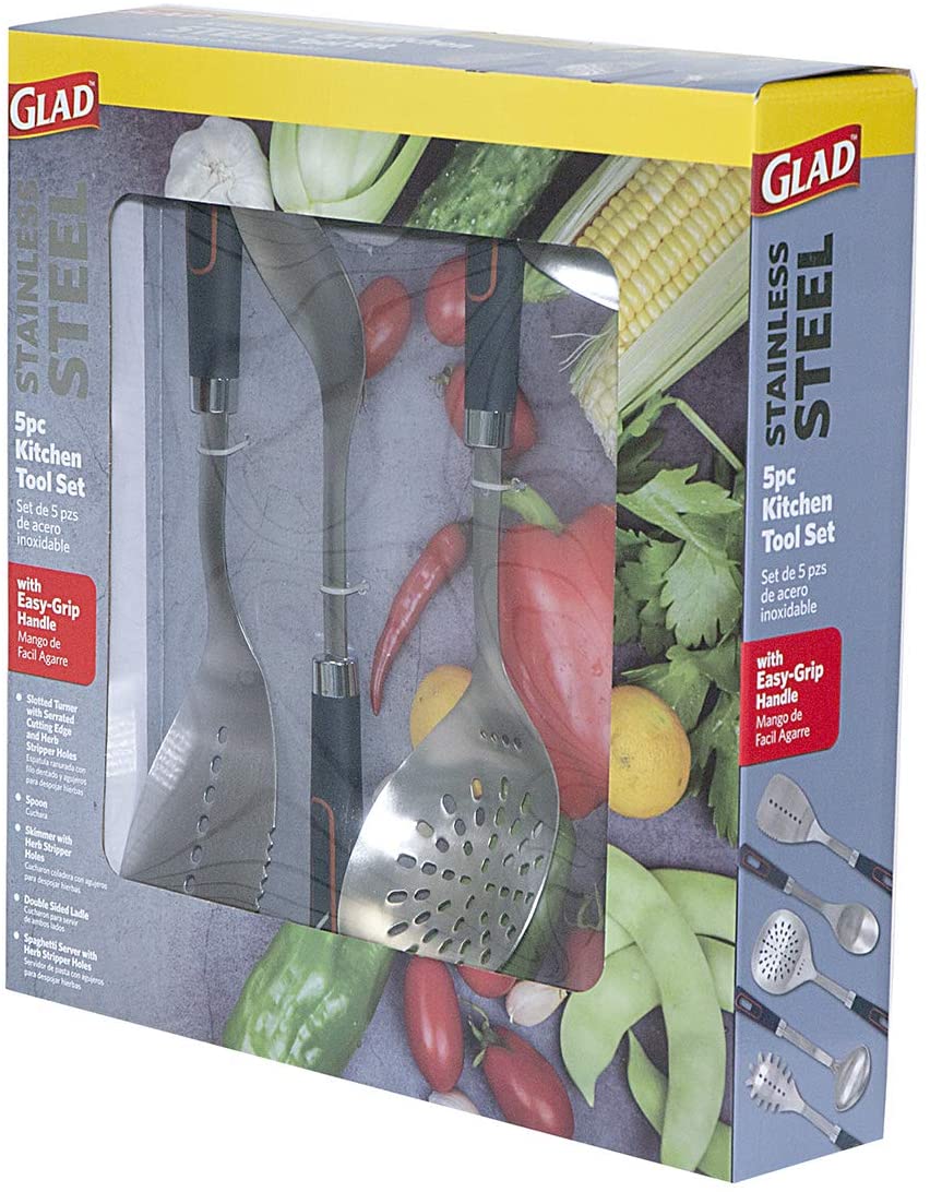 Glad Stainless Steel Kitchen Tool 5-Piece Set - Curacao