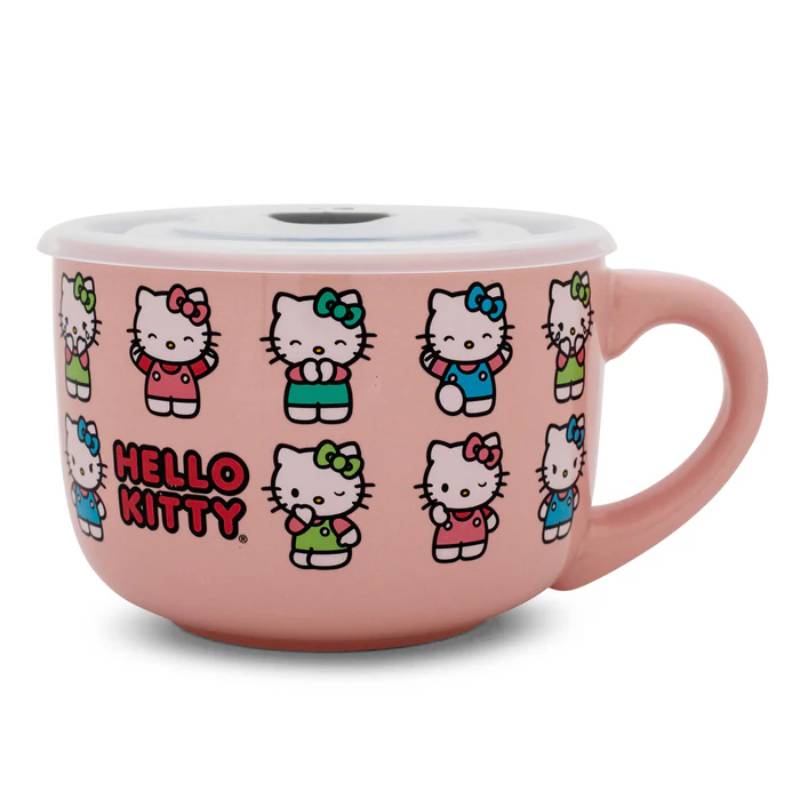 Sanrio Hello Kitty Expressions 20 oz Ceramic Soup Mug - Multicolor