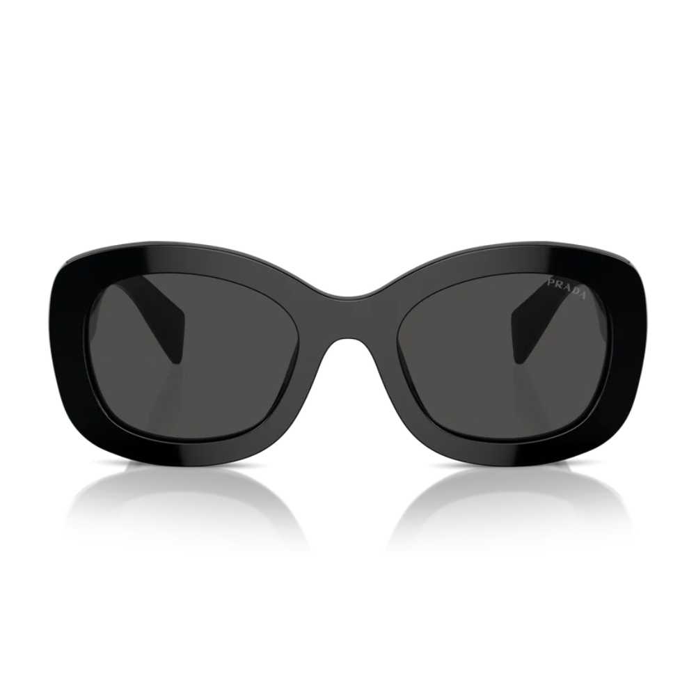 Prada PRA13S541AB5 Women's Oval Solid Color Sunglasses