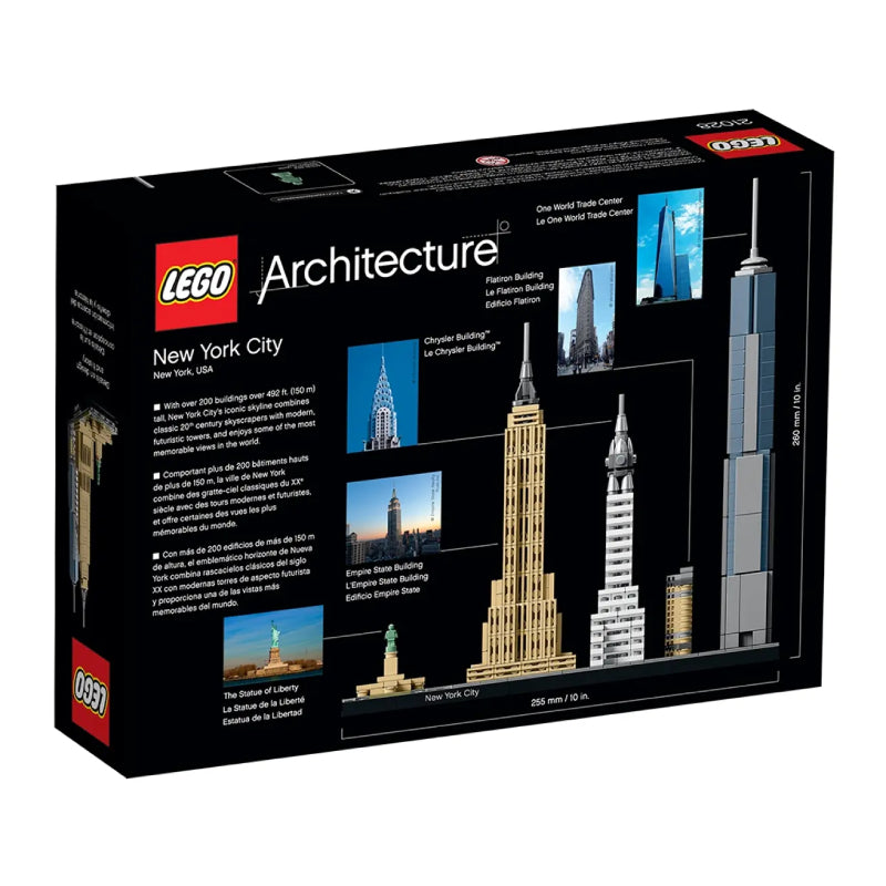 LEGO Architecture New York City Skyline Building Toy Set (598-Piece)