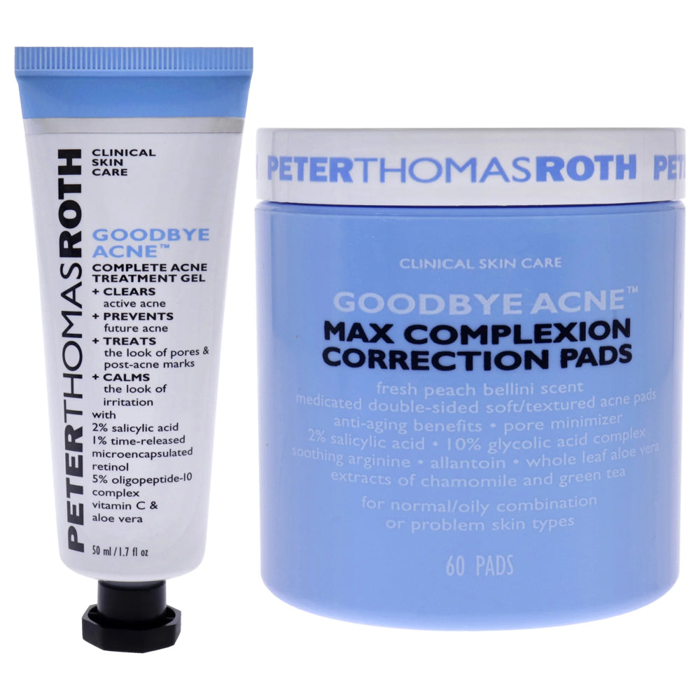 Peter Thomas Roth Clinical Skin Care Full-Size 2-Piece Goodbye Acne Treatment Kit