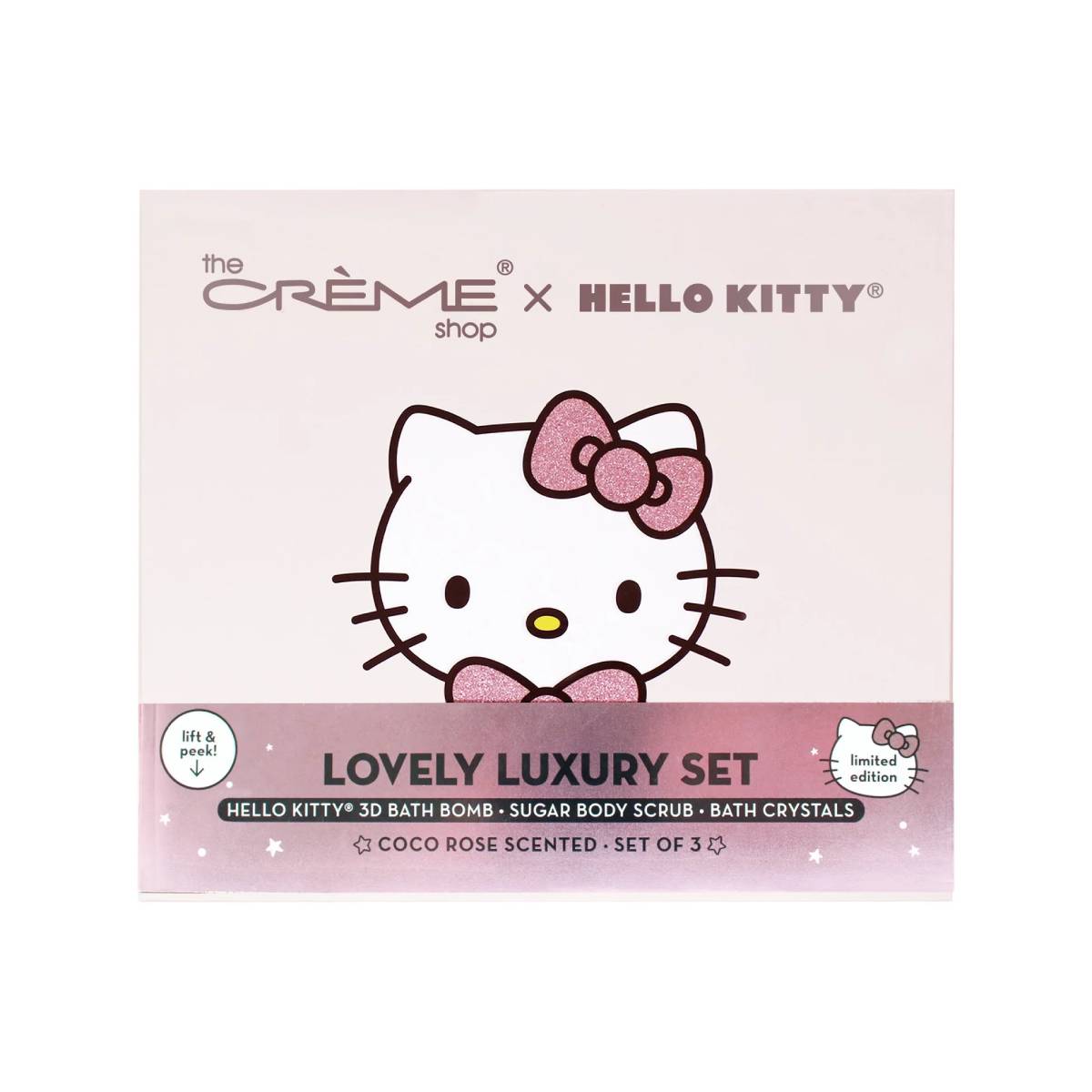 The Creme Shop Hello Kitty Lovely Luxury Spa Set (3 Pieces)