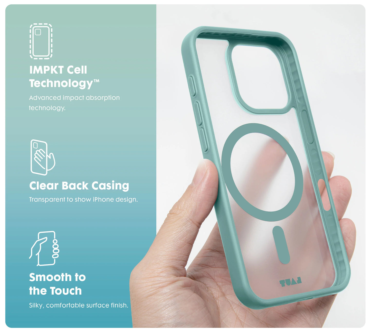 Laut Huex Protect Case for Apple iPhone 16 Pro Max - Silt Green