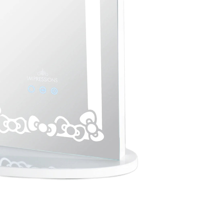 Impressions Vanity Hello Kitty RGB Plus "Bows" Vanity Mirror - White