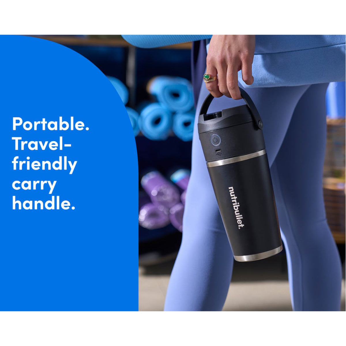 Nutribullet NBPB50350AK Flip Insulated Portable Blender - Black