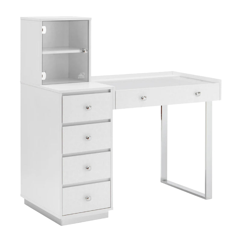 Impressions Vanity Hello Kitty SlayStation Duet Vanity Desk - Silver