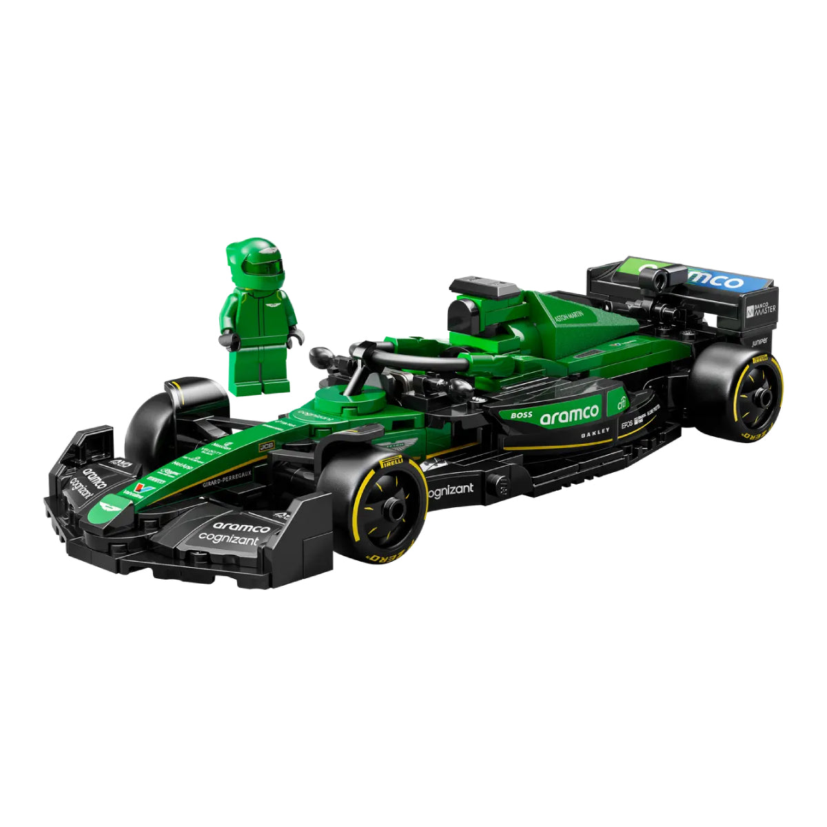 LEGO Speed Champions Aston Martin Aramco F1 AMR24 Race Car Building Toy Set (269-Piece)
