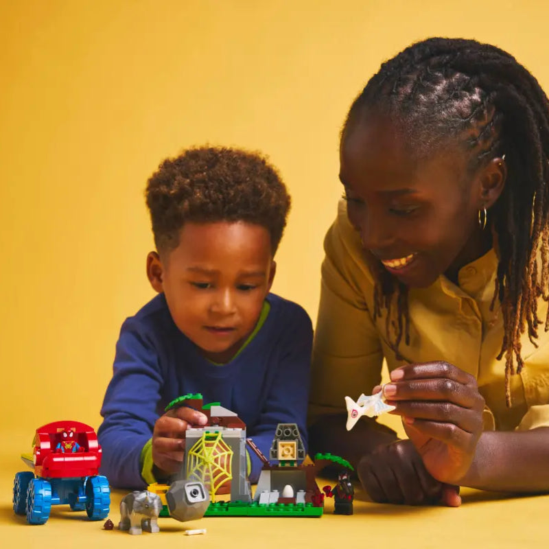 LEGO Marvel Spidey And His Amazing Friends Team Spidey Dino Crawler Rescue Building Toy Set (136-Pieces)