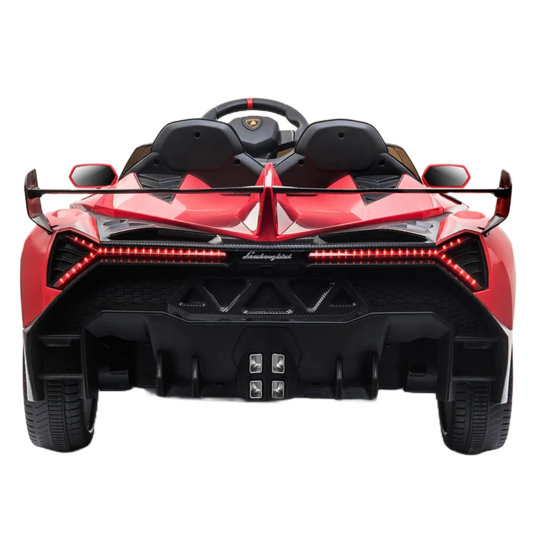 BBJ Toys R/C Licensed Lamborghini Veneno Kids Electric Two Seats Ride Car