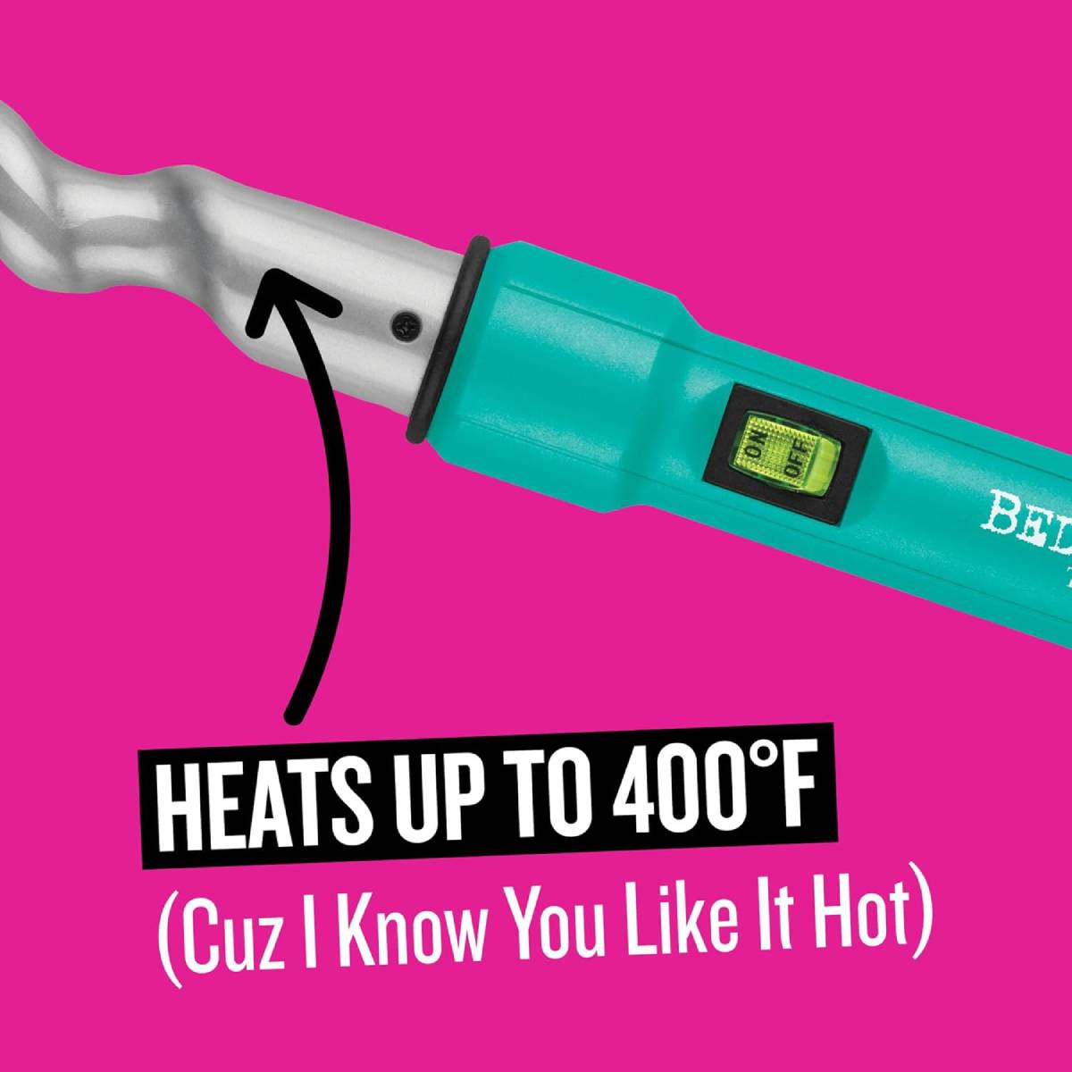 Bed Head BH389N1 Curlipops Spiral Styling Iron with Protective Glove - Turquoise