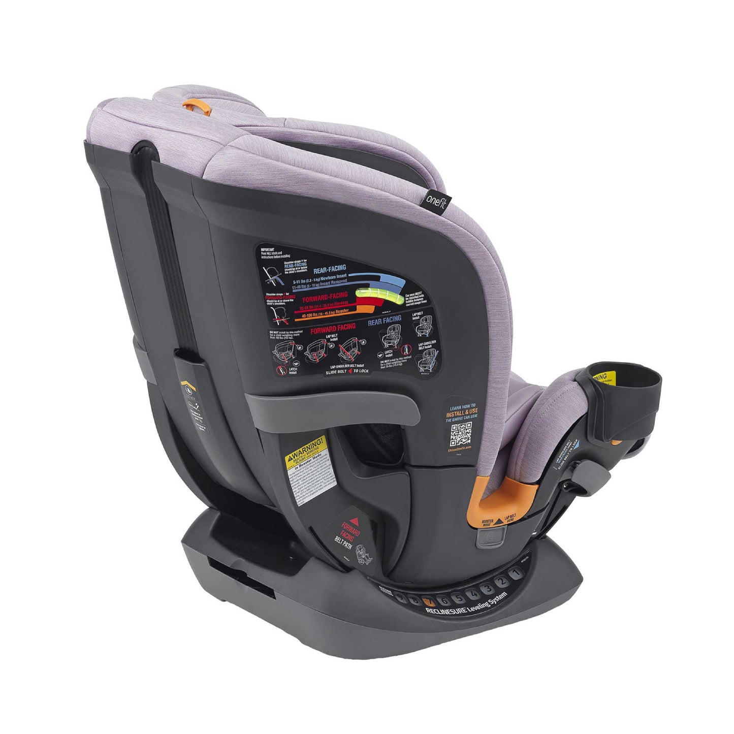 Chicco OneFit ClearTex All-in-One Car Seat - Lilac