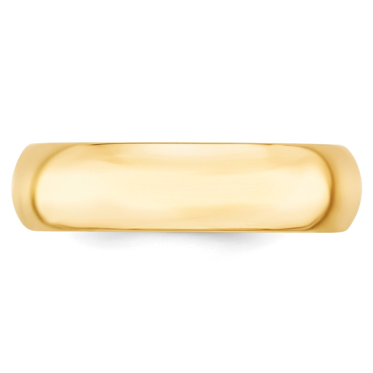 14K Yellow Gold Unisex Comfort Fit Wedding Band Ring