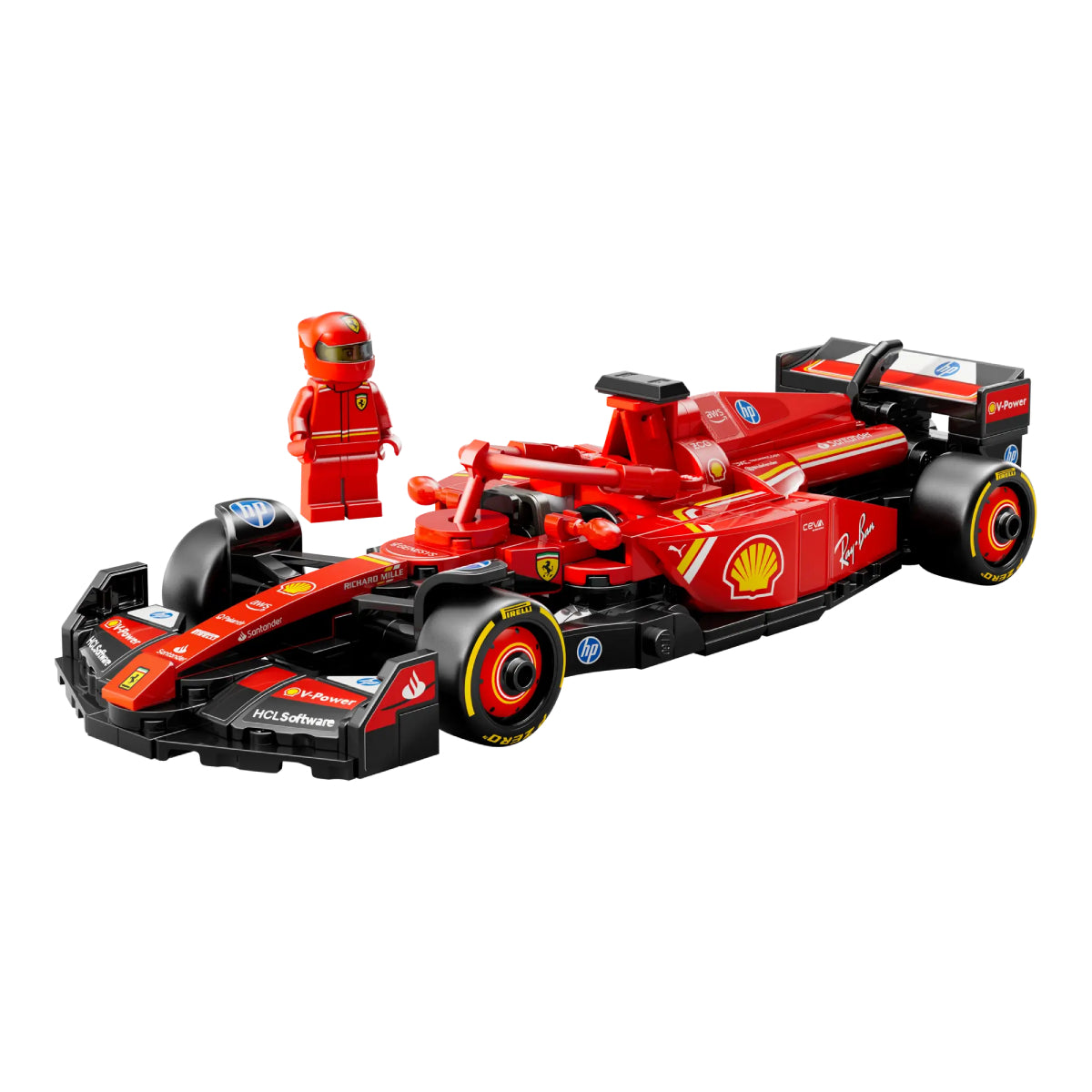 LEGO Speed Champions Ferrari SF-24 F1 Race Car Building Toy Set (275-Pieces)