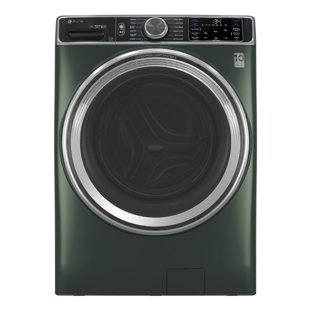 GE Profile PFW955SPWGN 5.5 cu. ft. Smart Front Load Steam Washer - Jade Green