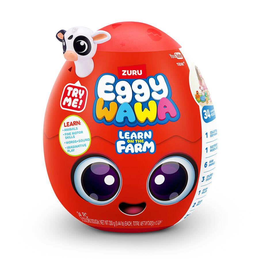 Eggy Wawa Surprise Animal Egg Capsule - Red