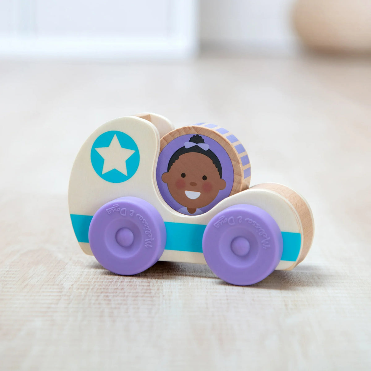 Melissa and Doug GO Tots Wooden Blue Star Car (2 Pieces)