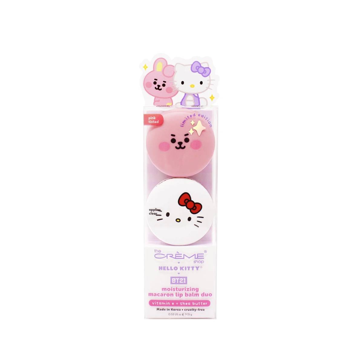 The Creme Shop BT21 Macaron Lip Balm (Set of 2)