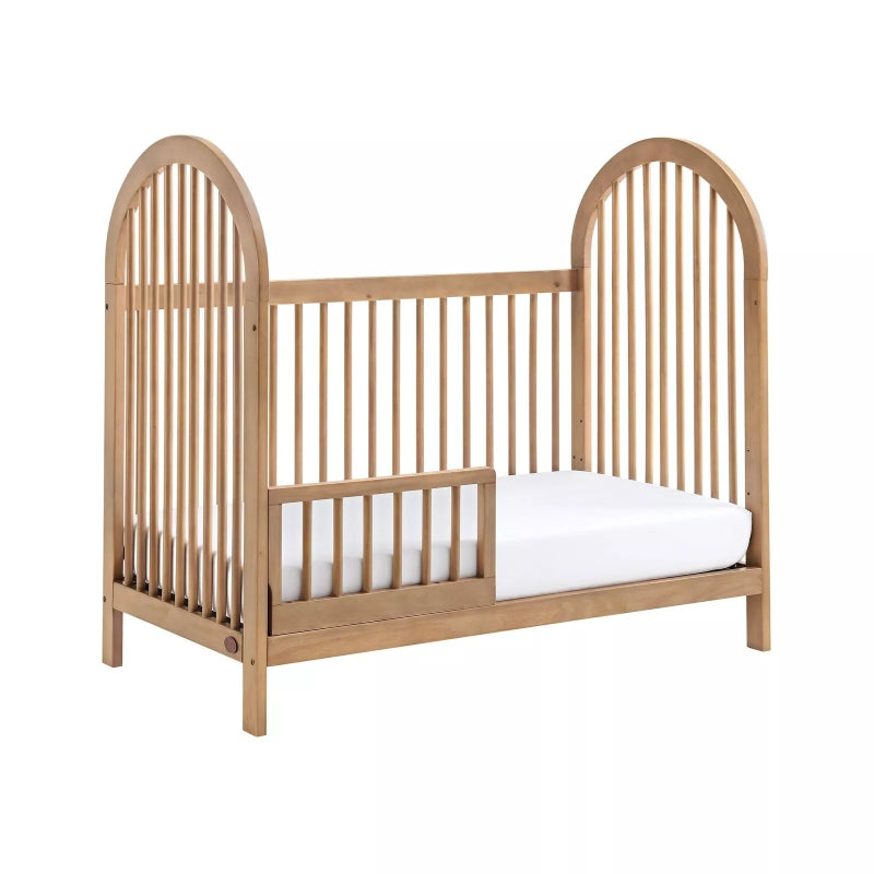 Soho Baby Oxford Everlee 3-in-1 Island Crib - Honey Wood