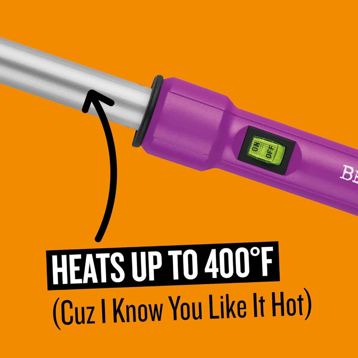 Bed Head BH392N1 Curlipops Styling Iron with Protective Glove - Purple