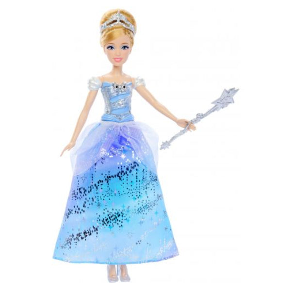 Disney Princess Cinderella Feature Doll with Sound and Light - Blue