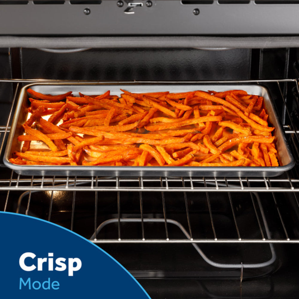 GE GRF500PVBB 30" Free-Standing Electric Range with Crisp Mode - Black