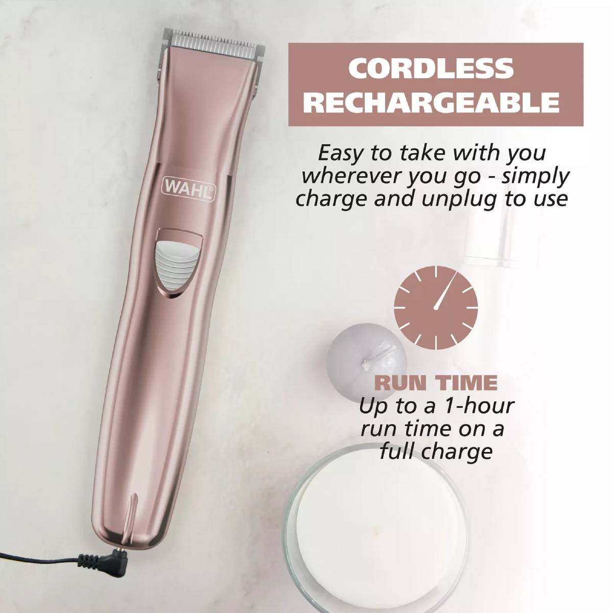 Wahl Pure Confidence 3 in 1 Female Rechargeable Trimmer