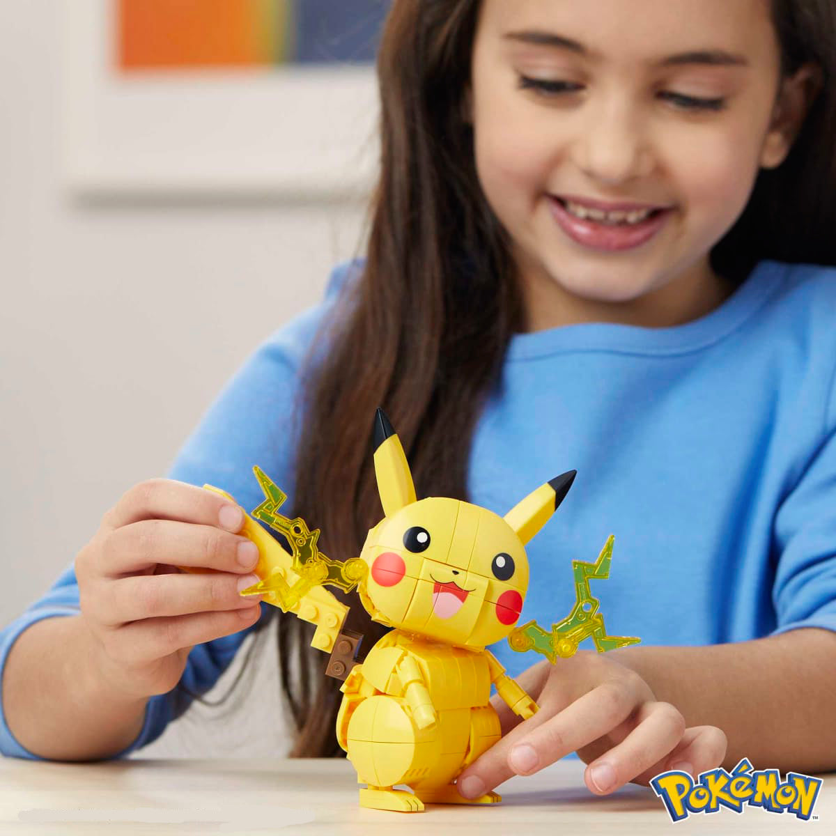 Mega Pokémon Pikachu Building Toy Kit (211-Pieces) - Yellow