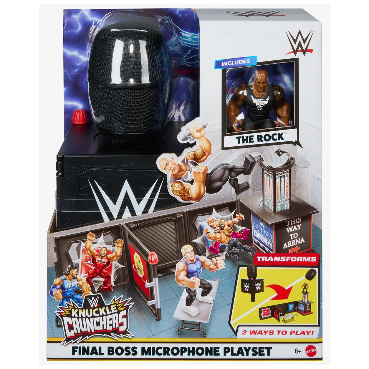 Wwe Final Boss Knuckle Crunchers Microphone Playset
