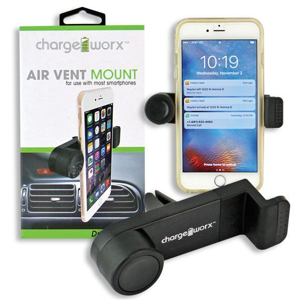 ChargeWorx Smartphone Air Vent Mount