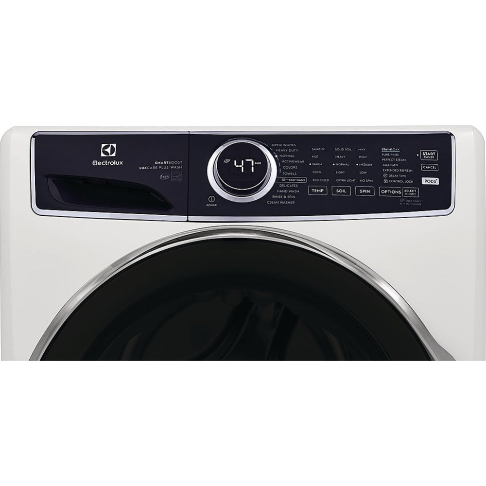 Bundle: Electrolux ELFW7637AW 4.5 cu. ft. Front Load Washer + Electrolux ELFG7637AW 8 cu.ft. Front Load Gas Dryer