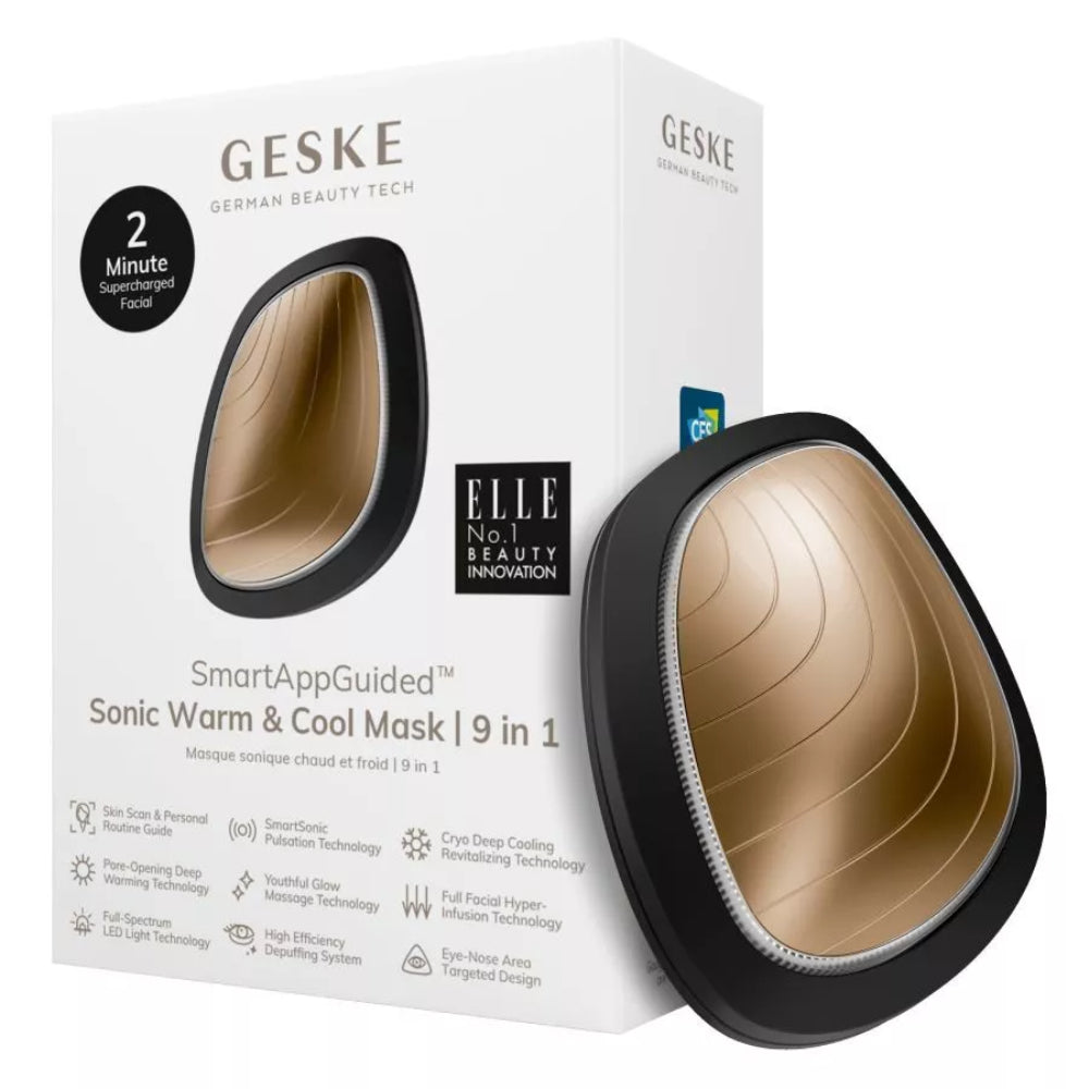 Geske Sonic Warm & Cool 9 in 1 Mask - Black