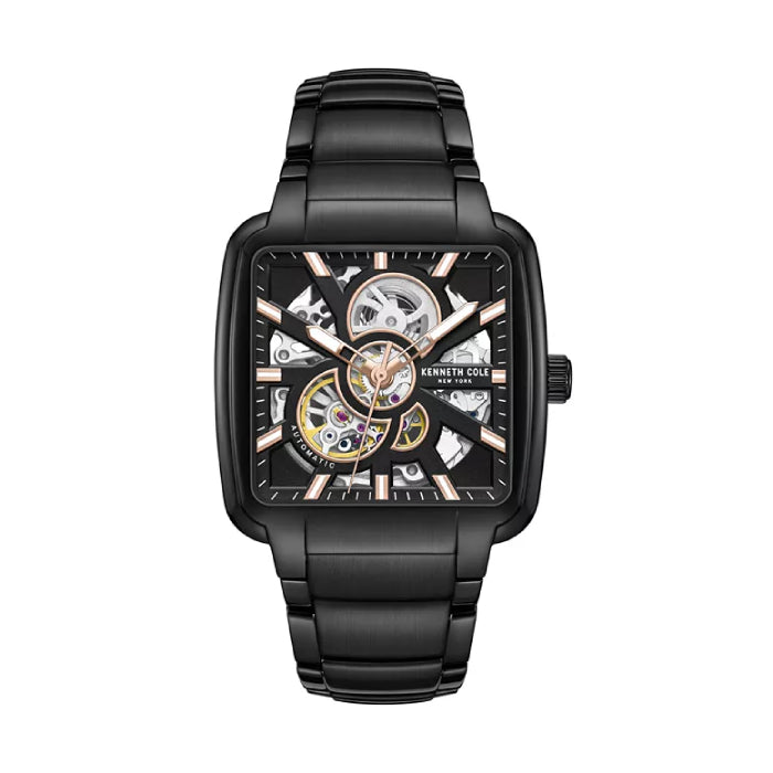 Kenneth Cole New York Automatic Men's 40mm Bracelet Watch - Black