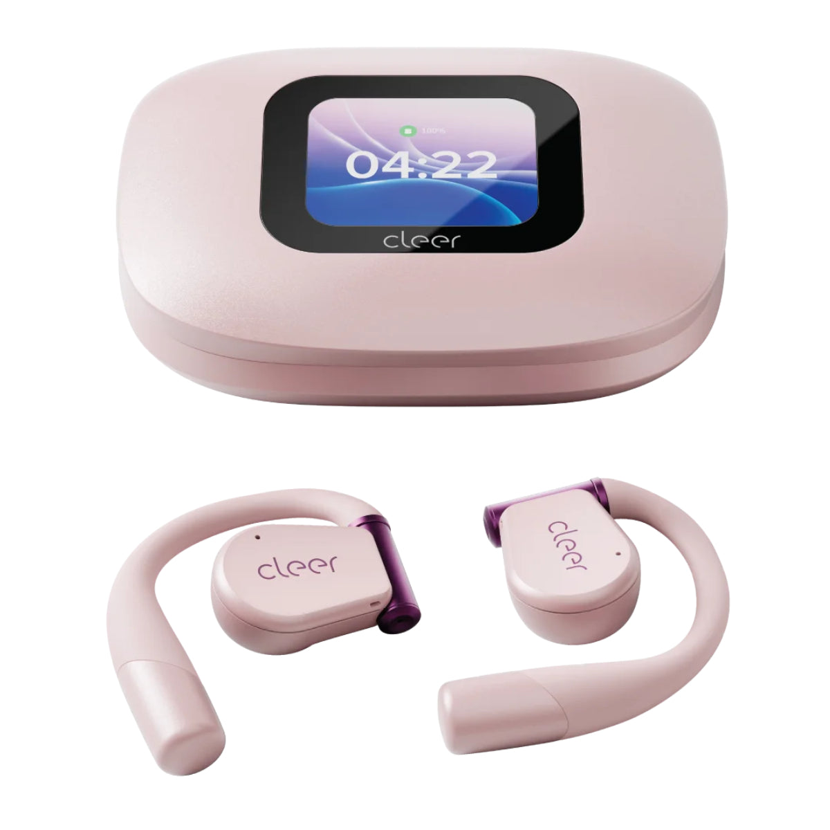 Cleer ARC 3 True Wireless Open Ear Earbuds - Pink