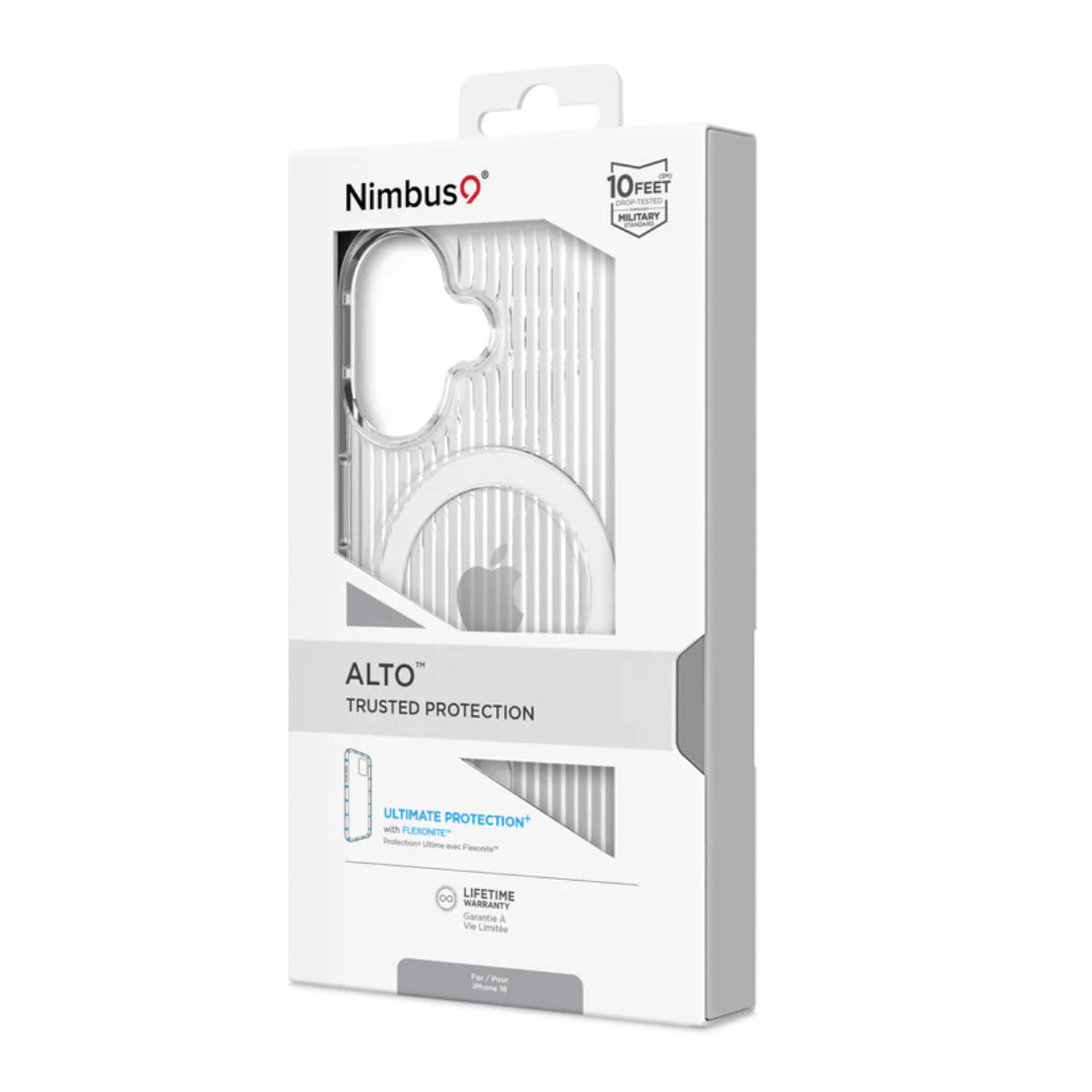Nimbus9 Alto 2 MagSafe Case for Apple iPhone 16 - Clear
