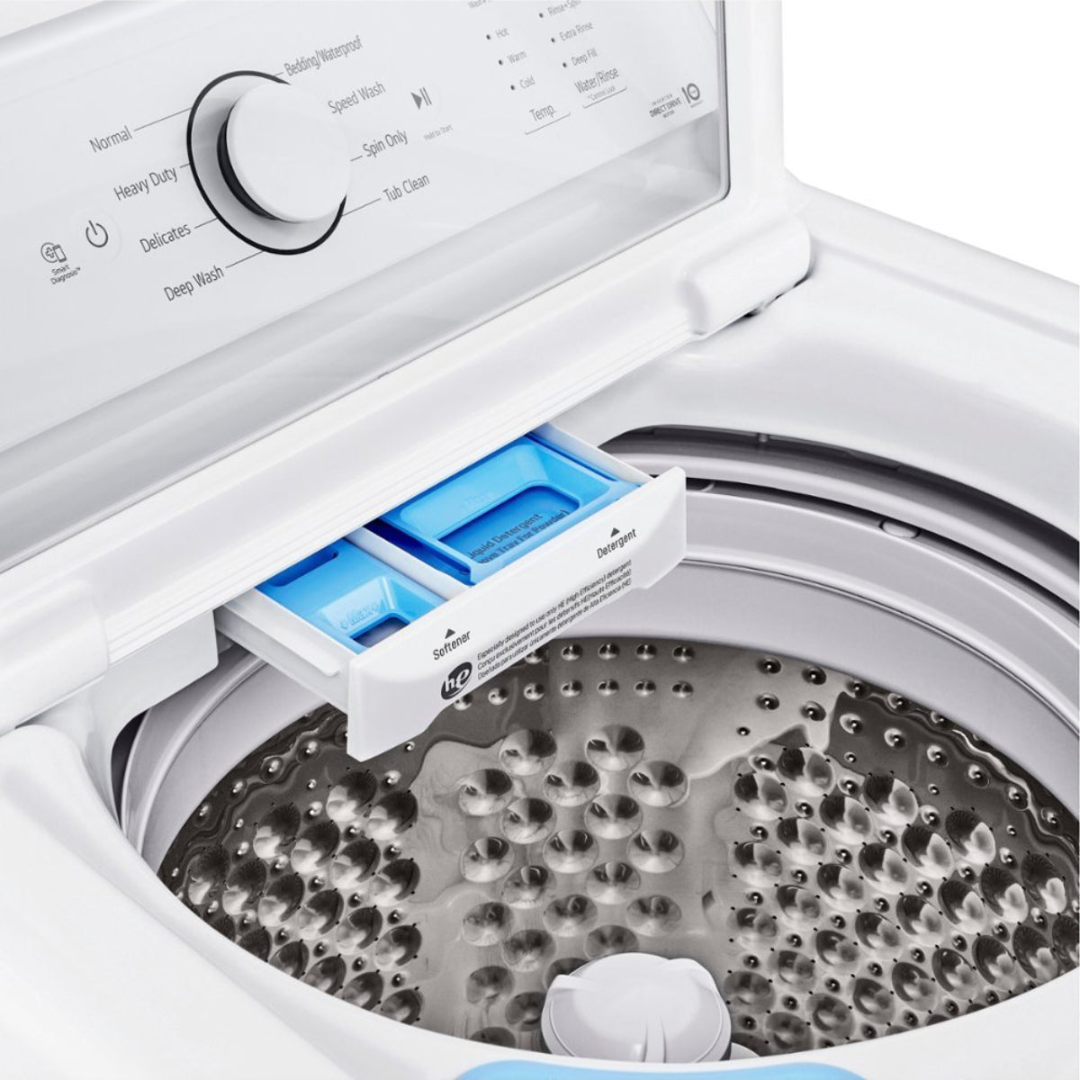 LG WT6105CW 4.1 cu. ft. Top Load Washer with 4-Way Agitator - White