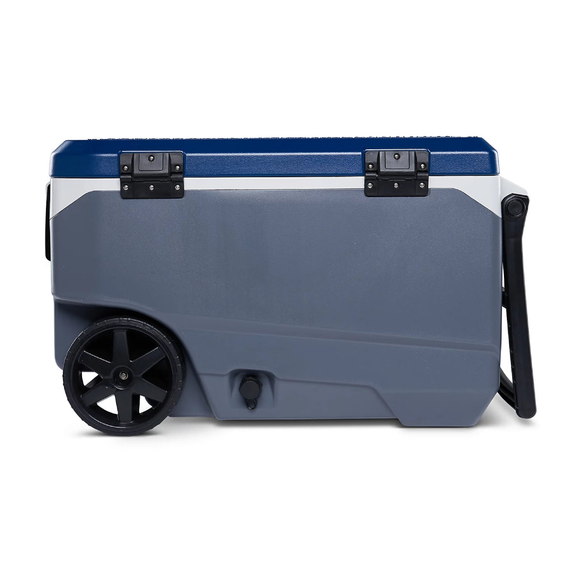 Igloo MaxCold Latitude 90 qt Rolling 2 Wheeled Rolling Cooler - Gray/Blue