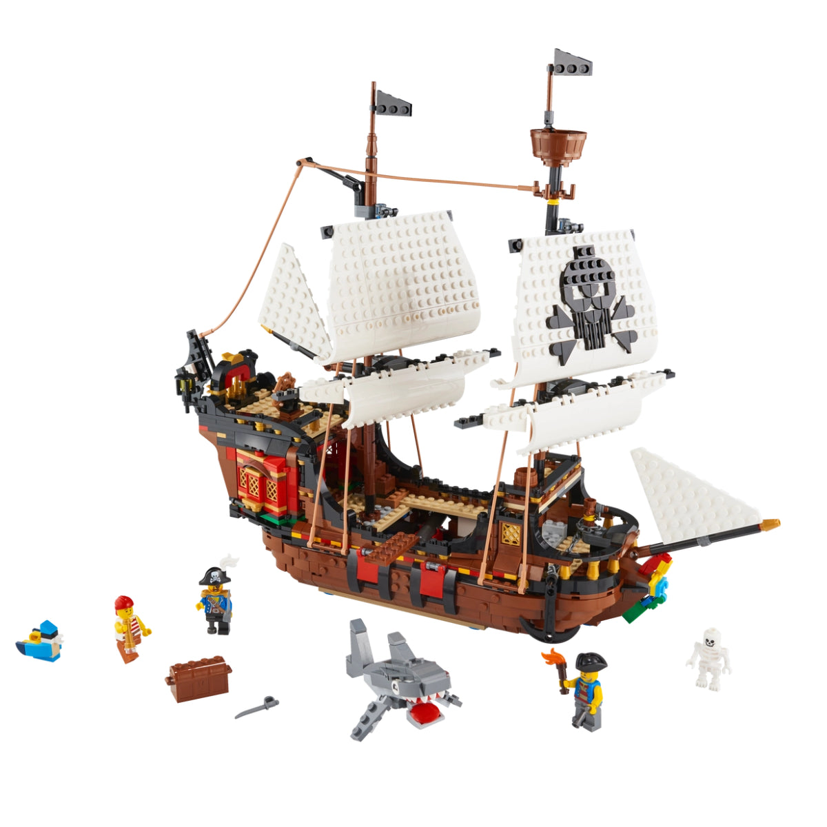 LEGO Creator 3-in-1 Pirate Ship Building Toy Set (1260-Pieces)
