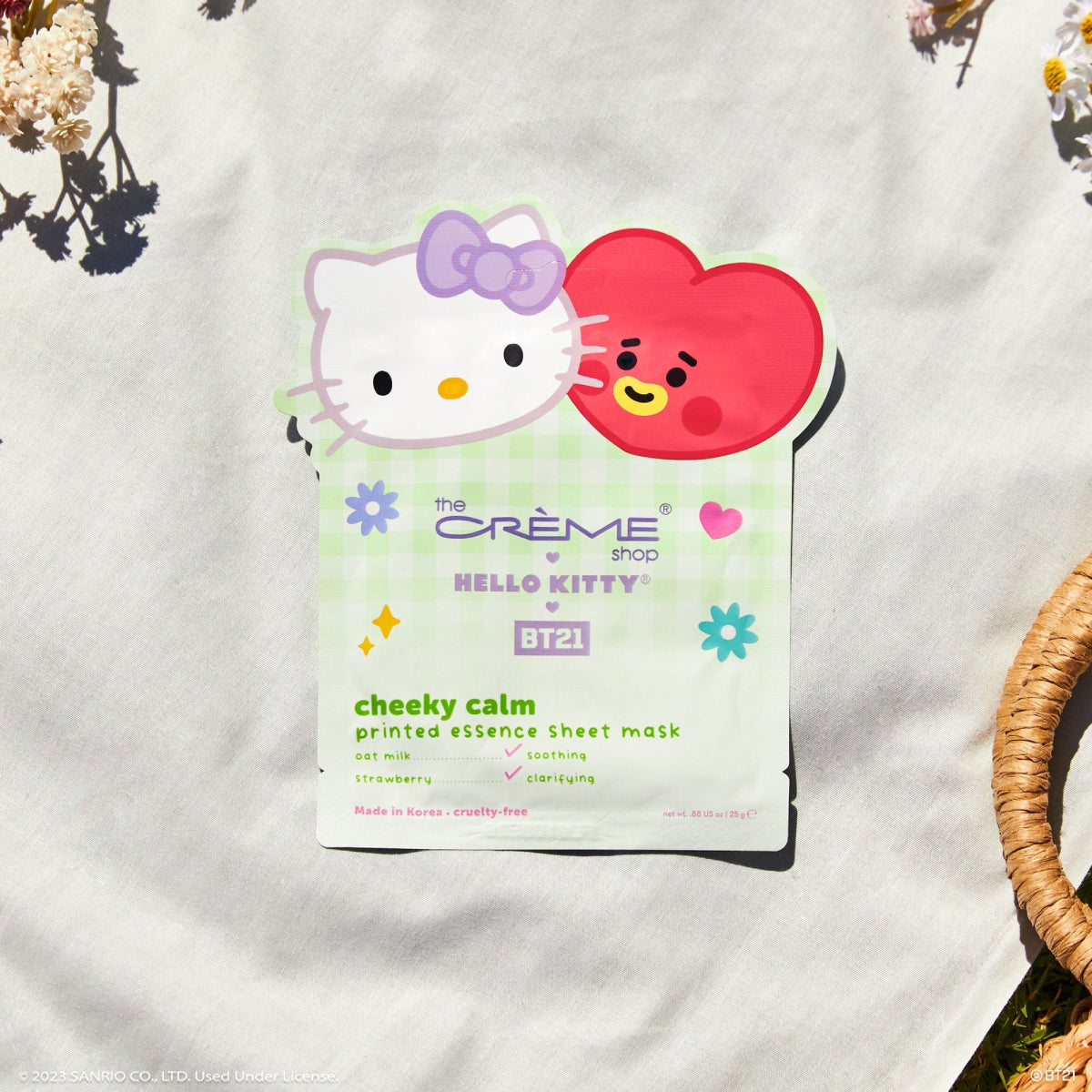 The Creme Shop X BT21 Cheeky Calm Printed Essence Sheet Mask